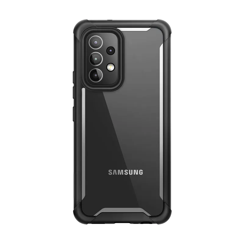 Galaxy A33 Ares Lite Bumper Case - Black Flexible Texture Comfort Edge Texture