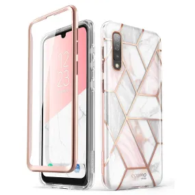 Shock Absorbing Flexible Fit Galaxy A50 | A50s Cosmo Case - Marble Pink