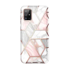 Galaxy A51 5G Cosmo Case - Marble Pink Strong Outline