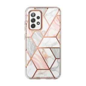 Classic Pattern Galaxy A53 Cosmo Case - Marble Pink