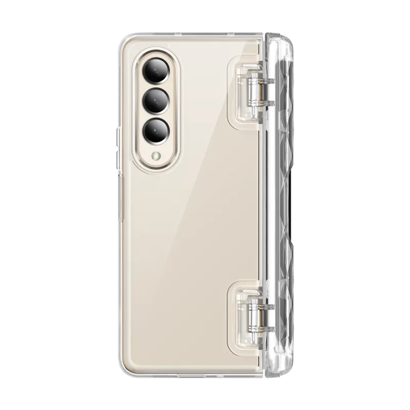 Galaxy Halo Z Fold4 - Clear Comfort Texture Layer Textured Grip