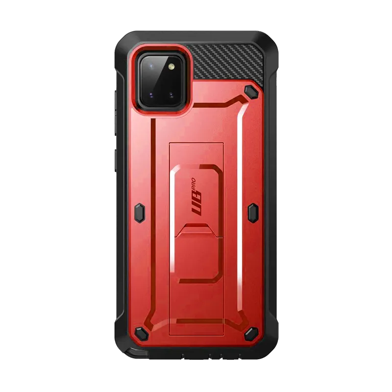Galaxy Note10 Lite Unicorn Beetle Pro Rugged Holster Case-Metallic Red Matte Shield