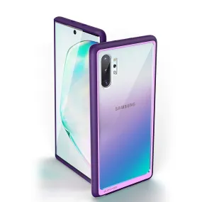 Galaxy Note10 Plus / Note10 Plus 5G Unicorn Beetle Style Slim Clear Case-Purple Premium Texture