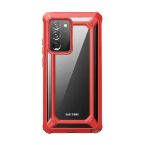 Durable Shape Galaxy Note20 Ultra Unicorn Beetle EXO Clear Case-Red