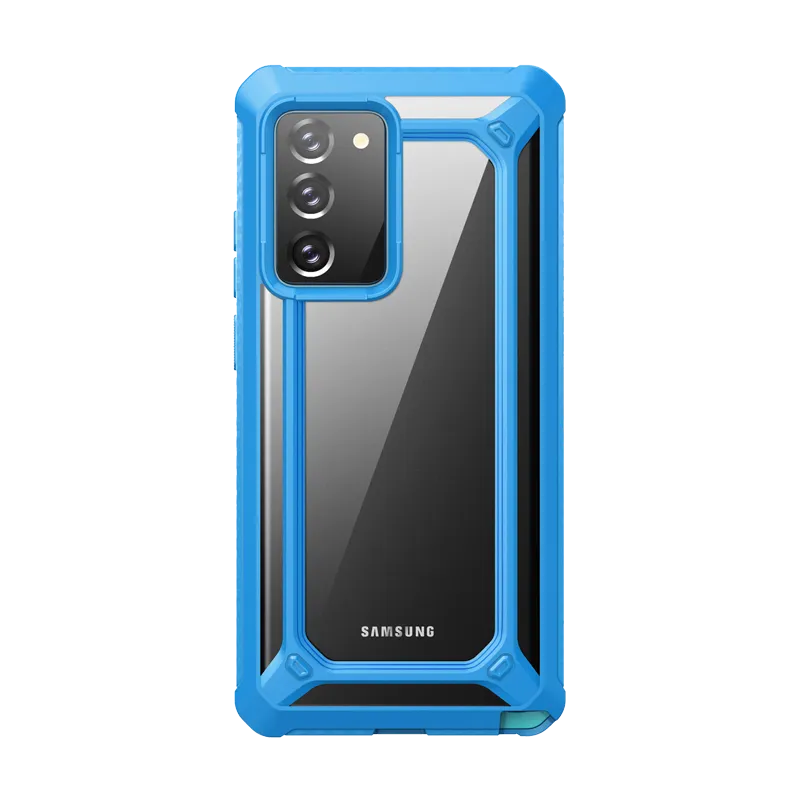 Protective Quality Galaxy Note20 Unicorn Beetle EXO Clear Case-Blue