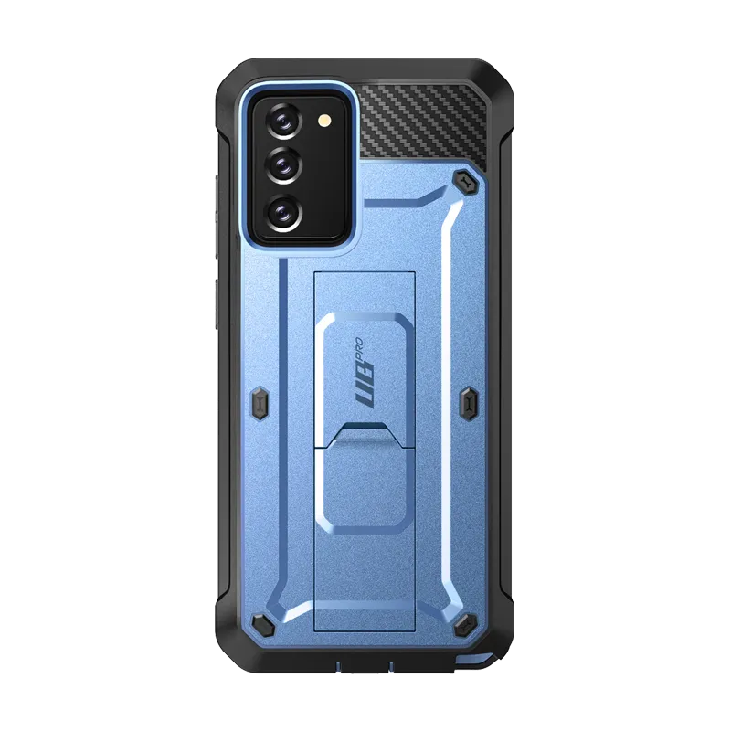 Everyday Carry Color Gradient Galaxy Note20 Unicorn Beetle PRO Rugged Holster Case-Metallic Blue