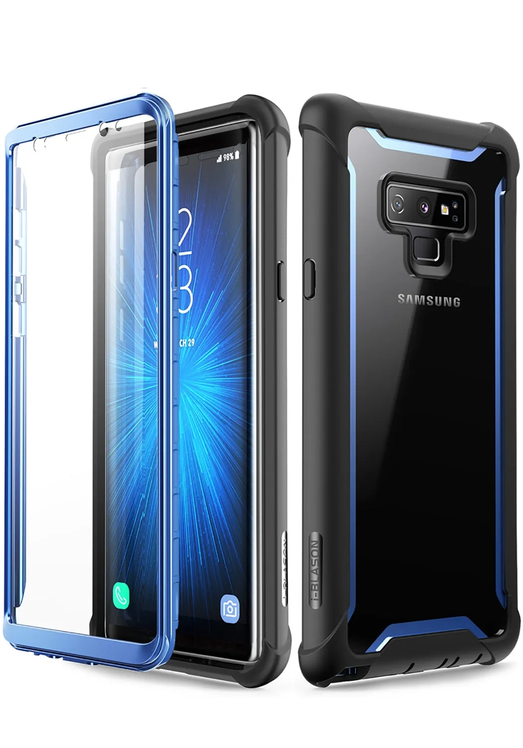 Galaxy Note9 Ares Case - Blue Anti scratch Youth Style