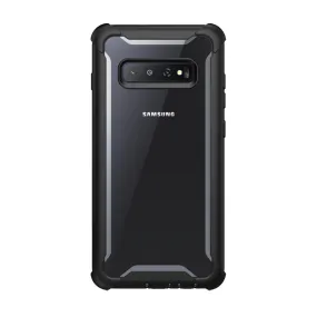 Galaxy S10 Ares Case - Black Minimal Build Texture