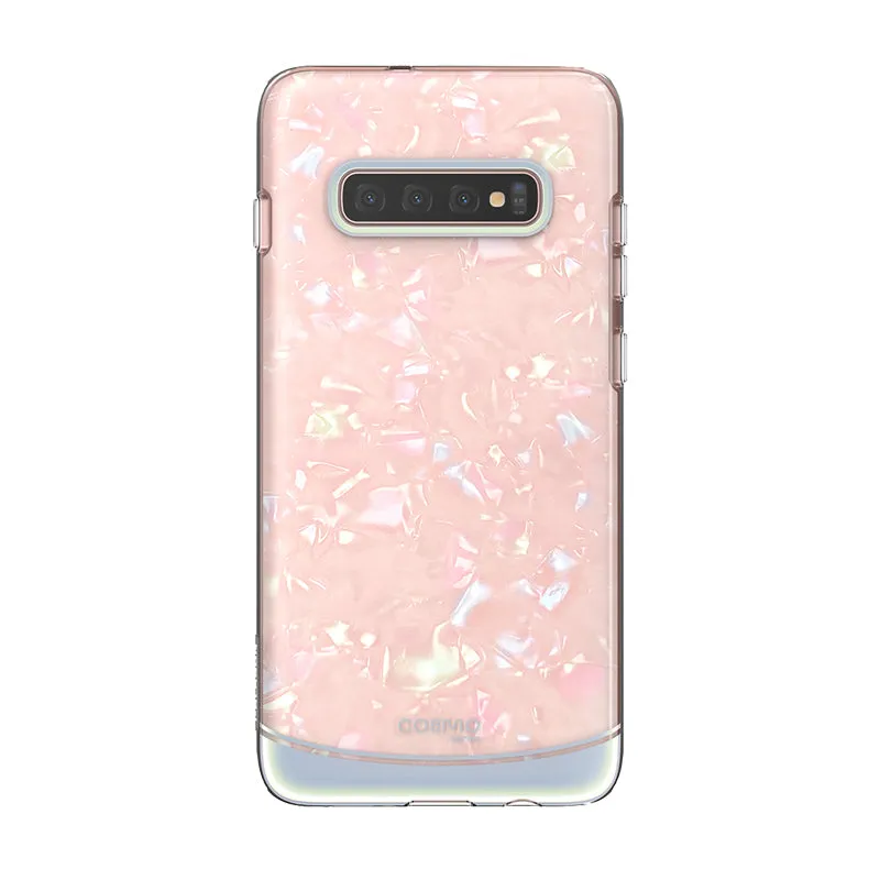 Personal Style Hybrid Detail Galaxy S10 Cosmo Case - Glitter Pink