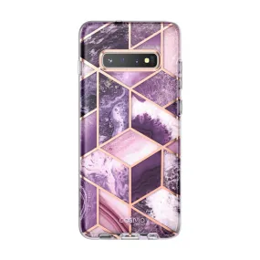 Comfort Edge Galaxy S10 Plus Cosmo Case - Marble Purple