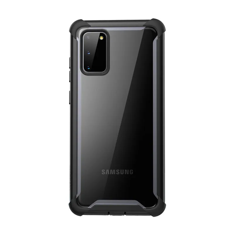 Galaxy S20 Ares Clear Rugged Case - Black Ultra Slim