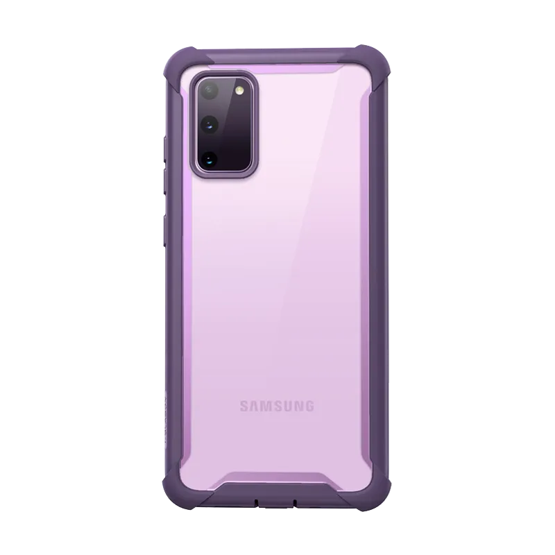 Galaxy S20 FE 5G Ares Clear Rugged Case - Purple Comfort Build Layer