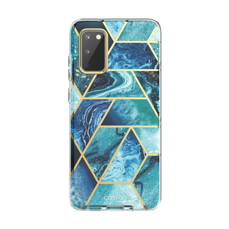 Galaxy S20 FE 5G Cosmo Case - Ocean Blue Minimal Build Texture