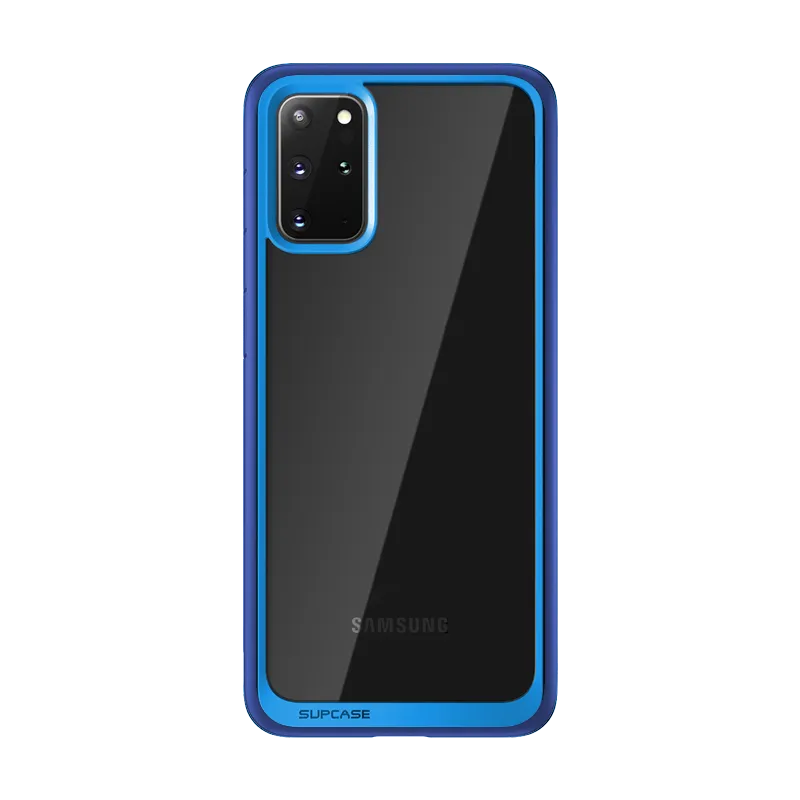 Elegant Shield Comfort Grip Galaxy S20 Plus Unicorn Beetle Style Slim Clear Case-Navy