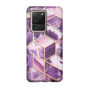 Practical Look Comfort Style Galaxy S20 Ultra Cosmo Case - Marble Purple