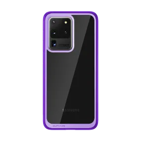 Flexible Pattern Galaxy S20 Ultra Unicorn Beetle Style Slim Clear Case-Purple