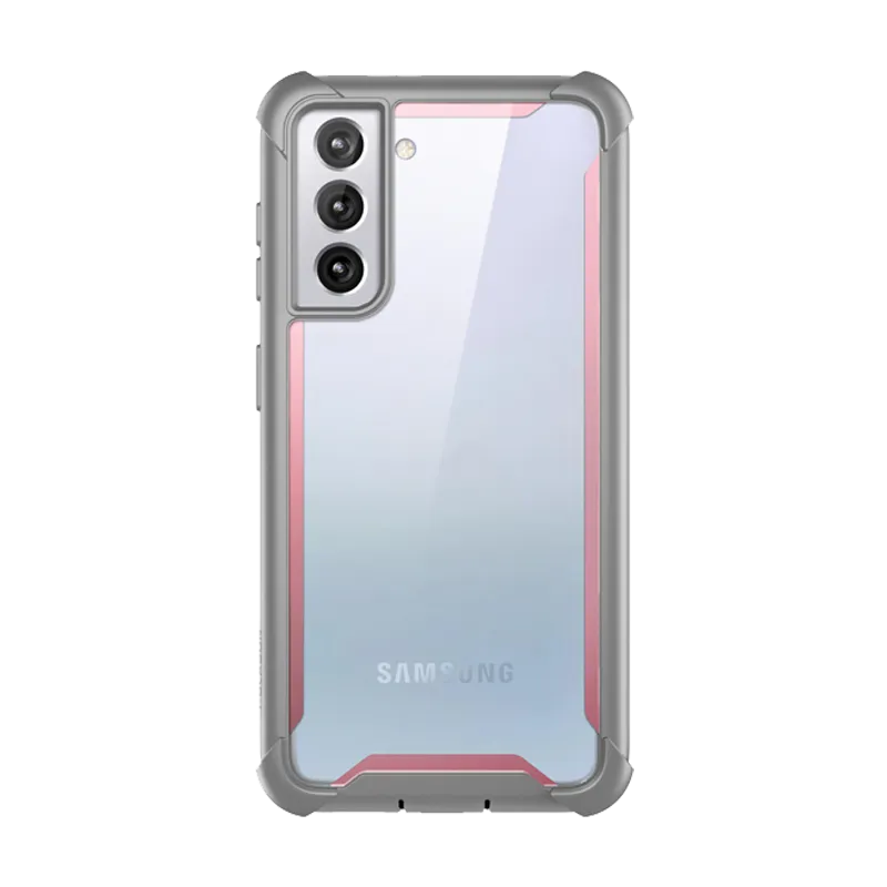 Urban Style Stylish Finish Texture Galaxy S21 Plus Ares Clear Rugged Case - Pink