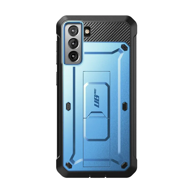 Classic Look Galaxy S21 Unicorn Beetle Pro Rugged Case-Metallic Blue