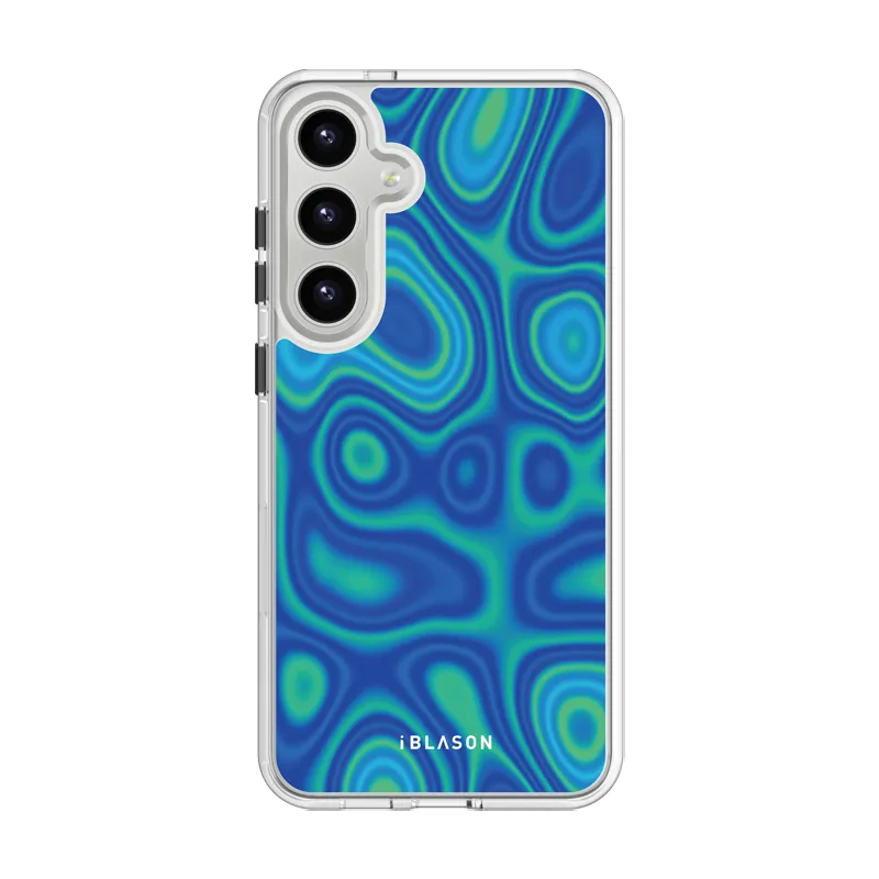 Drop Protection Hybrid Shield Galaxy S23 Plus Halo MagSafe Cute Phone Case - Retro Heat