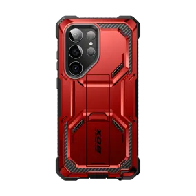 clean design Galaxy S23 Ultra Armorbox Case - Metallic Red