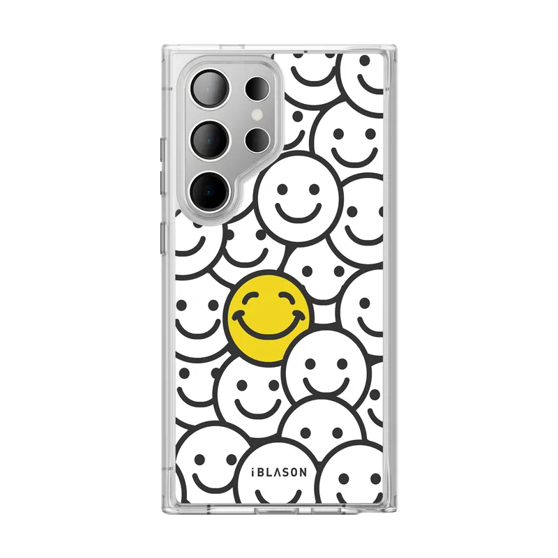 Luxury Layer Texture Galaxy S23 Ultra Halo MagSafe Cute Phone Case - Cheesin