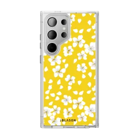 Smooth Grip Smooth Finish Galaxy S23 Ultra Halo MagSafe Cute Phone Case - Dreamy Floral