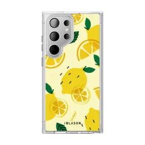 Elegant Build Texture Galaxy S23 Ultra Halo MagSafe Cute Phone Case - Lemonade