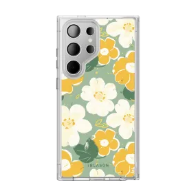 Shock Proof Galaxy S23 Ultra Halo MagSafe Cute Phone Case - Spring Blooms