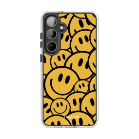 Soft Finish Texture Galaxy S24 Halo MagSafe Cute Phone Case - Summer Smiles