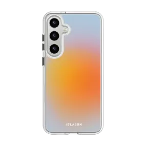 Galaxy S24 Plus Halo MagSafe Cute Phone Case - Sunset Clear Pattern Shock Surface Layer