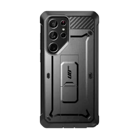 Shock Surface Lightweight Grip Galaxy S24 Ultra Unicorn Beetle PRO Rugged Case-Black