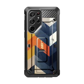 Galaxy S24 Ultra Unicorn Beetle PRO Rugged Case-Chevron Luxury Detail Texture Slim Profile