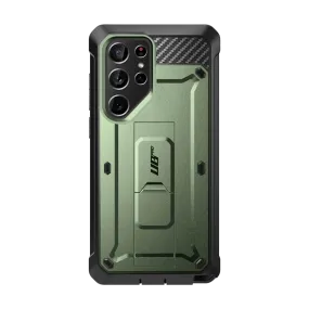 Matte Protection Lightweight texture Galaxy S24 Ultra Unicorn Beetle PRO Rugged Case-Dark Green