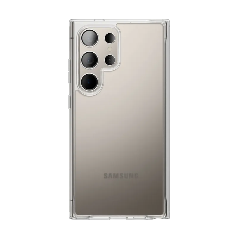 Minimal Surface Layer Smooth Surface Galaxy S24 Ultra Unicorn Beetle Style Slim Clear Case-Clear