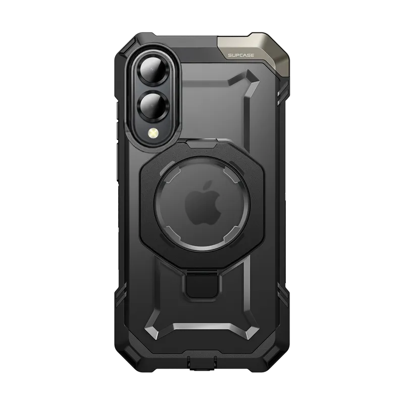 Premium Texture Layer Galaxy S25 Edge UB Grip MagSafe Phone Case-Black