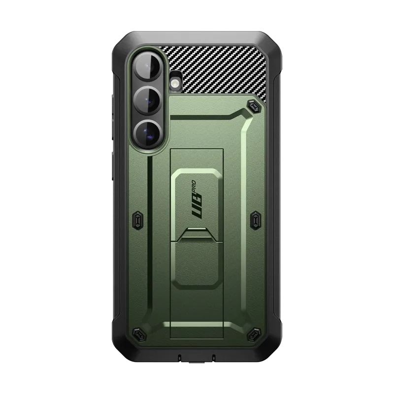 Galaxy S25 Plus Unicorn Beetle PRO Rugged Case-Dark Green Minimal Style TPU Material