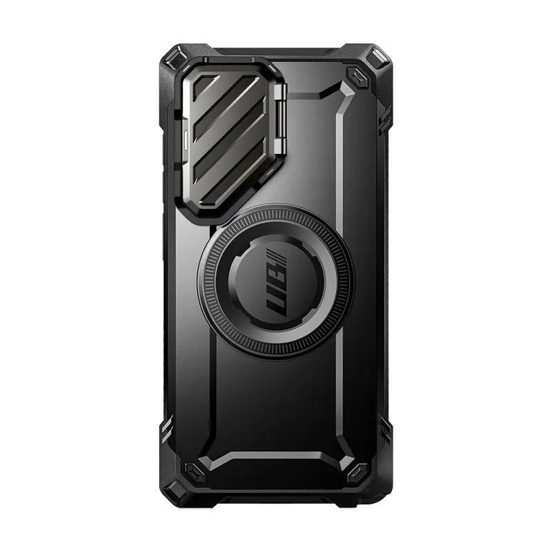 Sport Inspired Minimal Aesthetic Galaxy S25 Ultra Unicorn Beetle MAG XT Bumper Case -Black