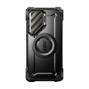 Sport Inspired Minimal Aesthetic Galaxy S25 Ultra Unicorn Beetle MAG XT Bumper Case -Black