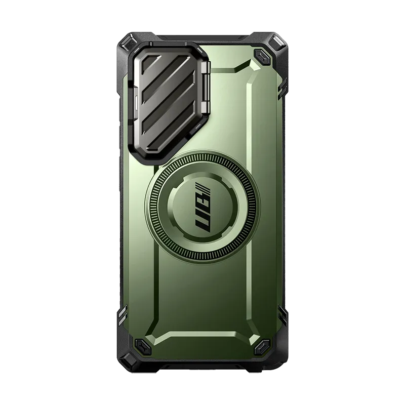 Refined Finish Galaxy S25 Ultra Unicorn Beetle MAG XT Bumper Case -Dark Green