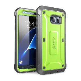 Galaxy S7 Unicorn Beetle Pro Full Body Rugged Holster Case-Green Rugged Edge