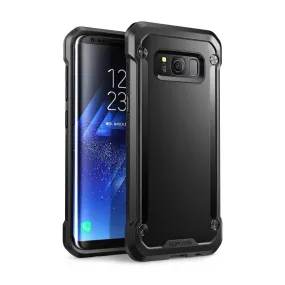 Smooth Edge Design Full Coverage Galaxy S8 Plus Unicorn Beetle Hybrid Protective Bumper Case-Black
