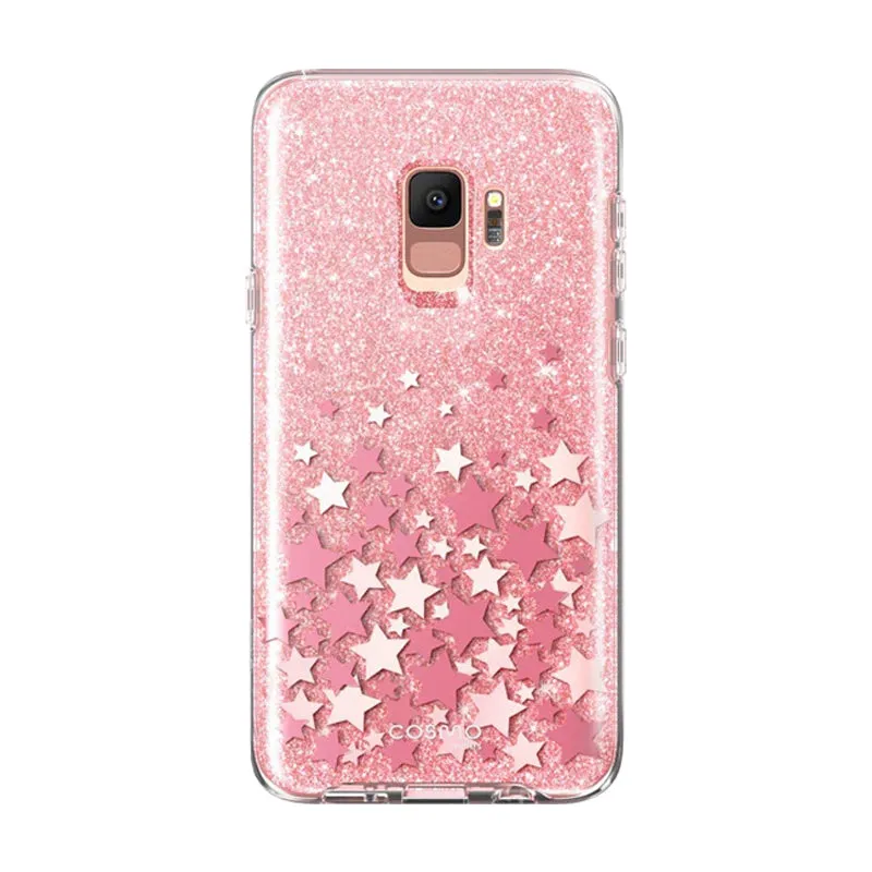 Modern Look Premium Form Galaxy S9 Cosmo Case - Glitter Pink