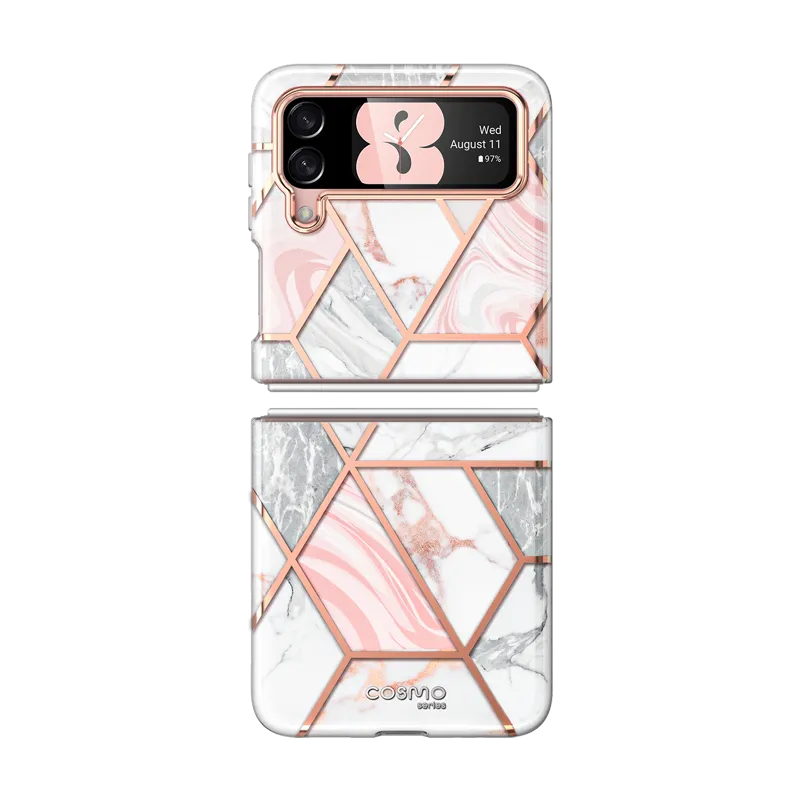 Durable touch Galaxy Z Flip3 Cosmo - Marble Pink