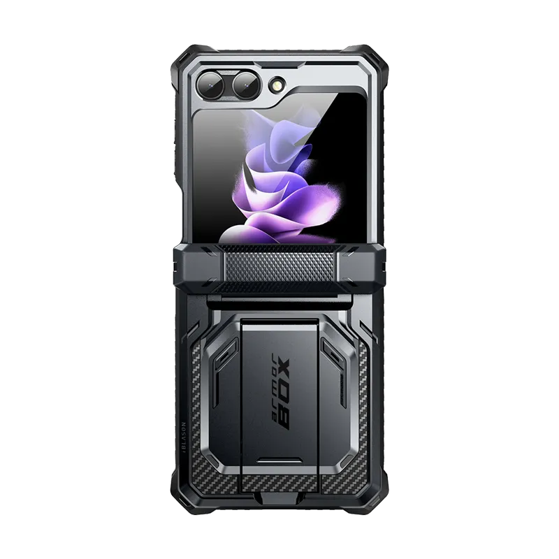 Galaxy Z Flip5 Armorbox - Black Stylish Detail