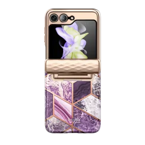 Elegant Shield Shock Surface Galaxy Z Flip5 Cosmo - Marble Purple