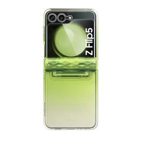 Classic Touch Soft Surface Galaxy Z Flip5 Halo - Gradient Green