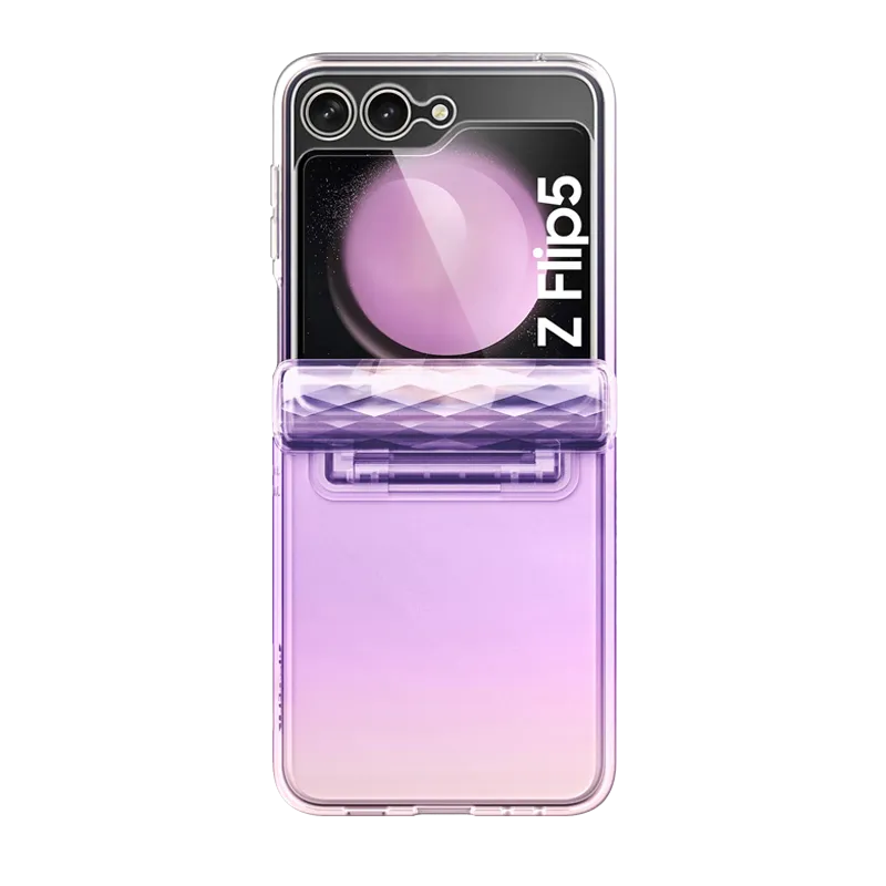 Galaxy Z Flip5 Halo - Gradient Purple Comfort Edge Layer Matte Shield Layer