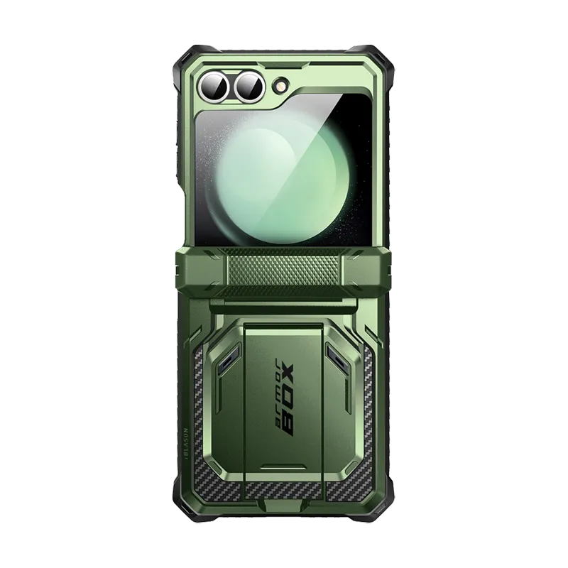 Matte Look Comfort Pattern Galaxy Z Flip6 Armorbox - Dark Green