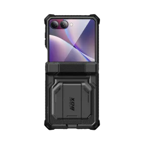 Galaxy Z Flip7 Armorbox - Black Flexible Grip Texture