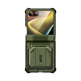 high quality build Galaxy Z Flip7 Armorbox - Dark Green
